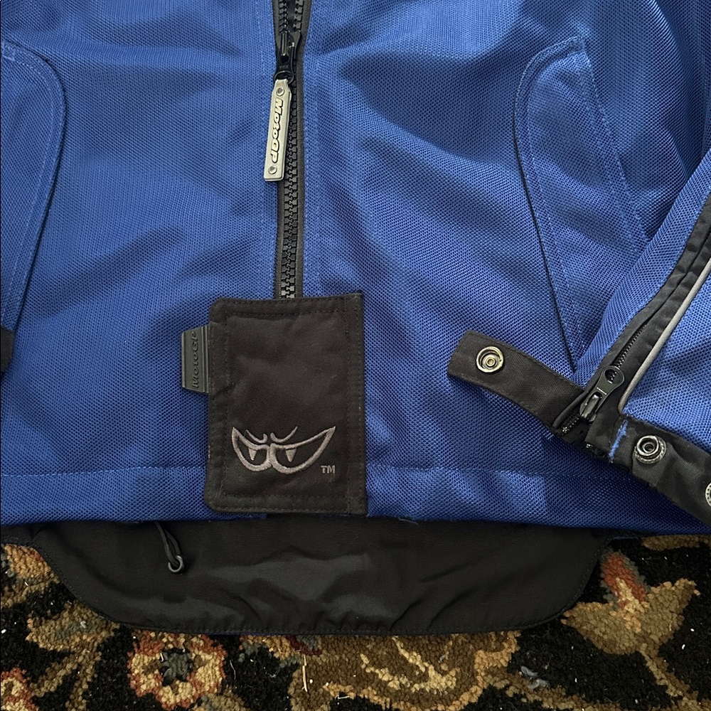 Blue Motorcycle Jacket - Picture 2 of 10